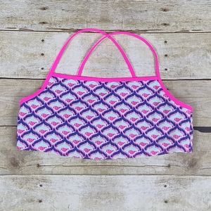 Vineyard Vines Fish Scale Youth Swim Top